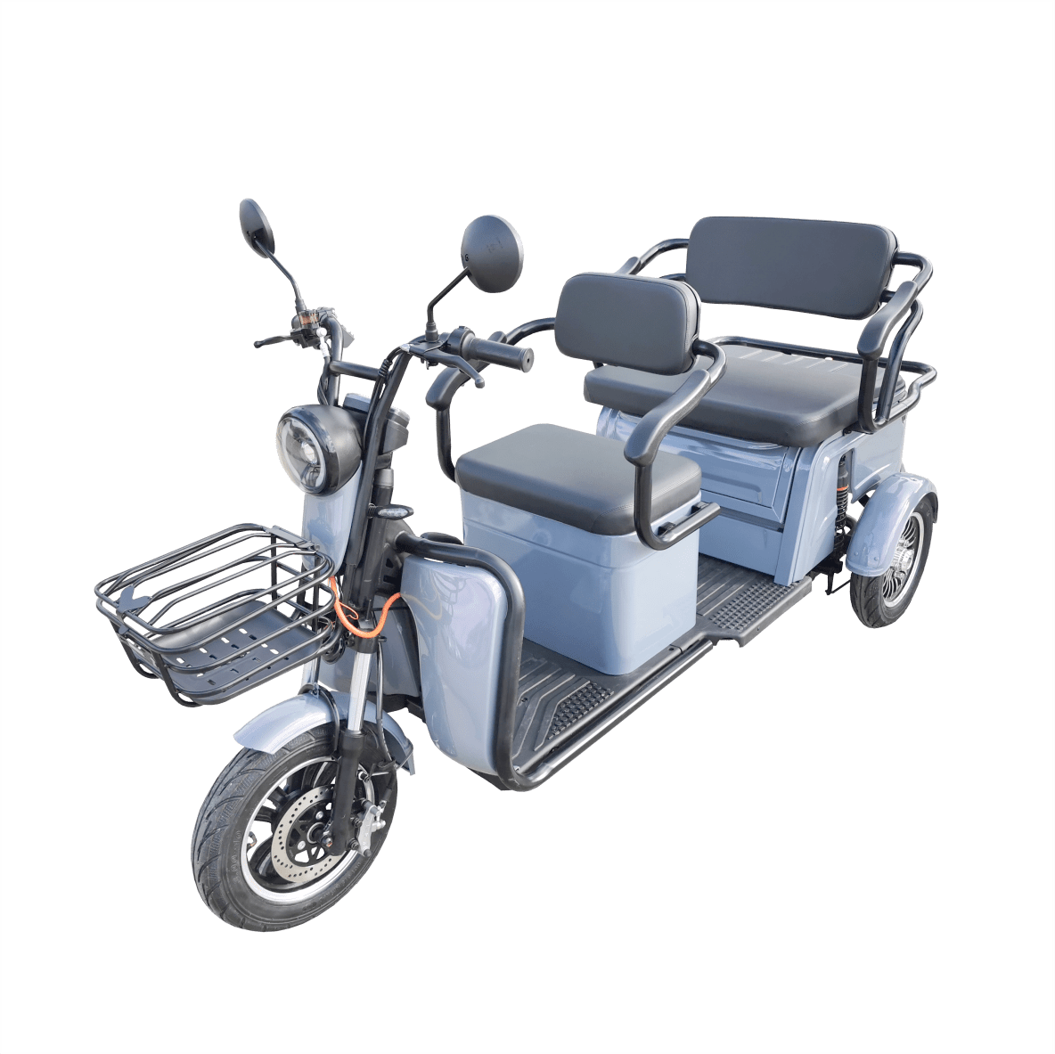 Elektrisches Dreirad für 2 Personen P1-00 EEC Farben: Grau, Rot, Blau, Braun